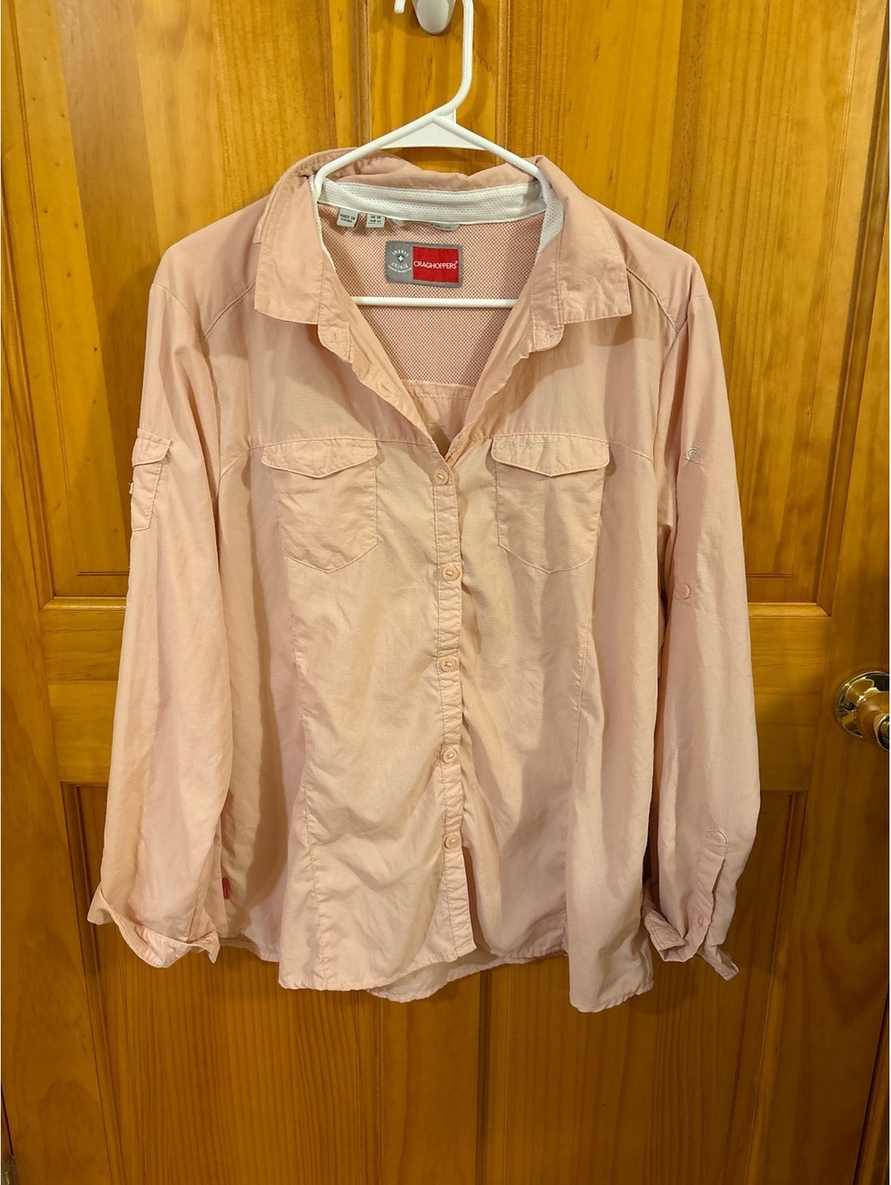 Hiking Gorpcore Outdoorsy Craghoppers Utility Button Up Insect Repellent XL/12